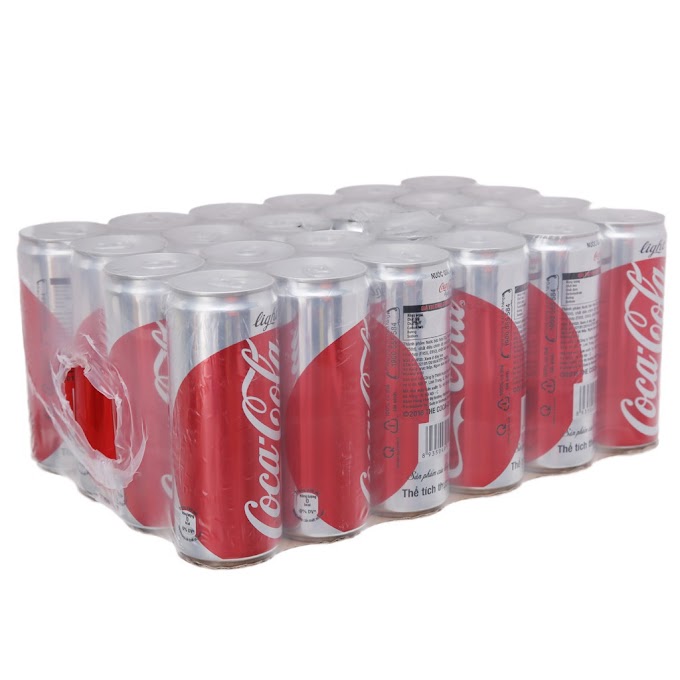 Thùng 24 lon nước ngọt Coca Cola Light 330ml