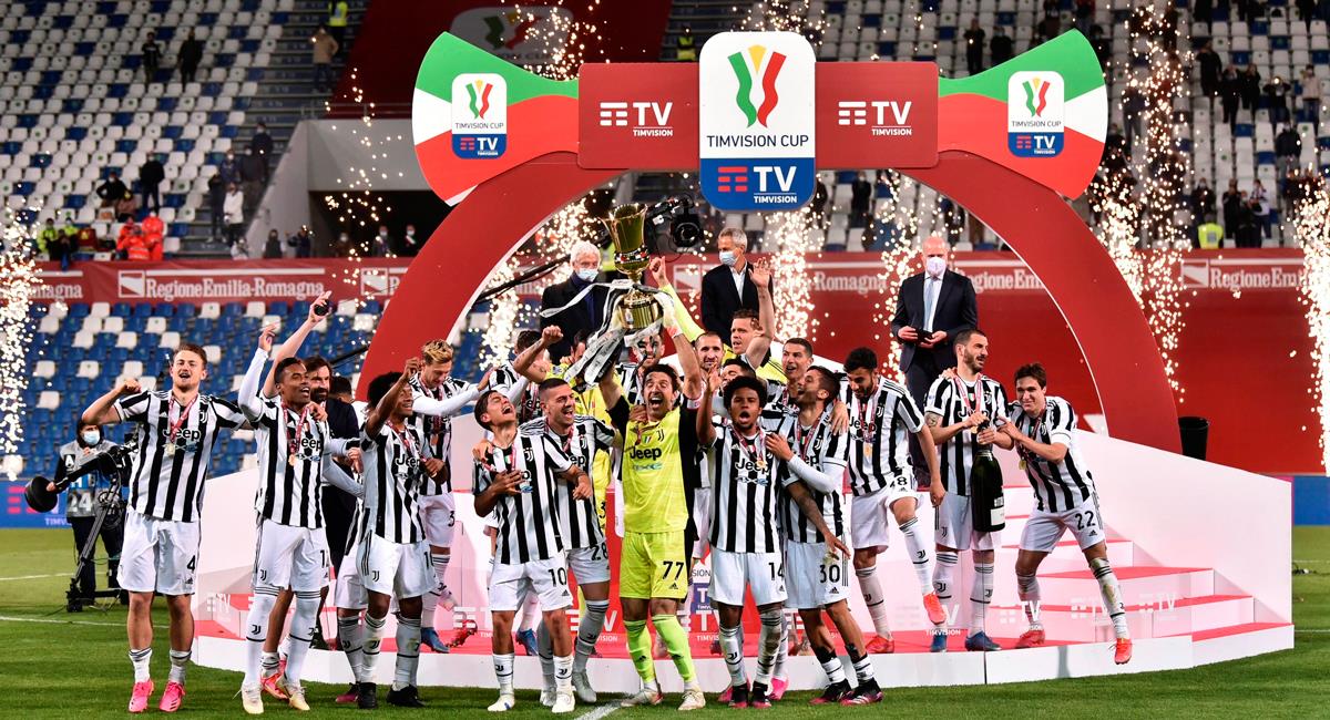 Juventus, con Dybala, salió campeón de la Copa Italia