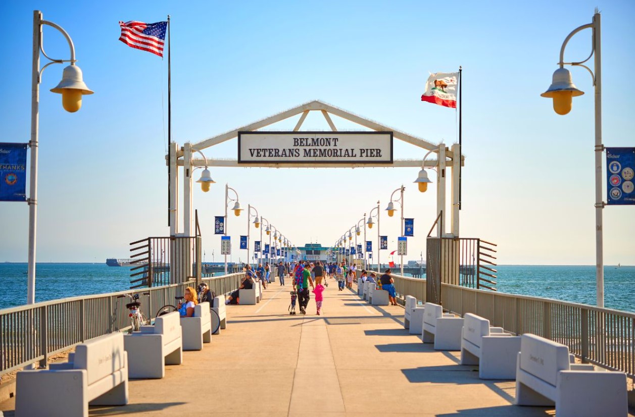 Take a walk on Belmont Veterans Memorial Pier