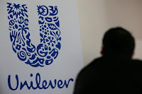 The logo of the Unilever group is seen at the Miko factory in Saint-Dizier, France, May 4, 2016. (Credit: Reuters/Philippe Wojazer/File Photo) Click to Enlarge.