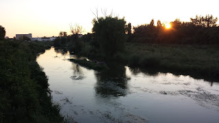 Sunset, Yambol, River Tundzha,