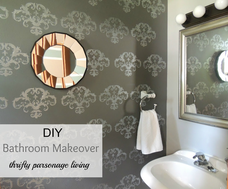 DIY BATHROOM MAKEOVER title=