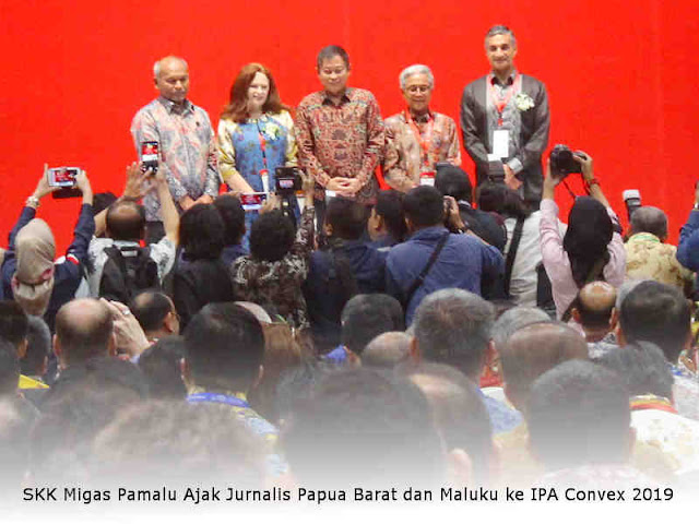 SKK Migas Pamalu Ajak Jurnalis Papua Barat dan Maluku ke IPA Convex 2019