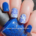 Nail Art Of The Day: Blue Flowers