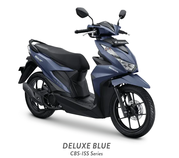 HONDA BEAT BIRU DELUXE BLUE CBS ISS