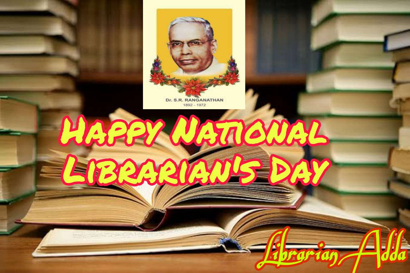 National Librarian Day Wishes Beautiful Image