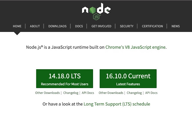 Cara install node.js di Ubuntu 20.04