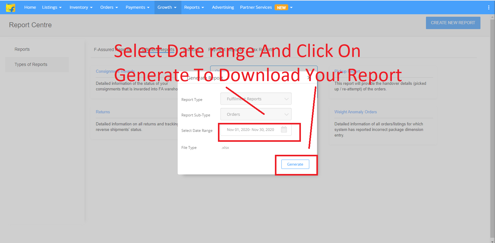 how to download sales report from flipkart, download sales report from flipkart, gst report from flipkart, reports from flipkart, how to get gst report from flipkart, monthly gst return from flipkart, gst return from flipkart