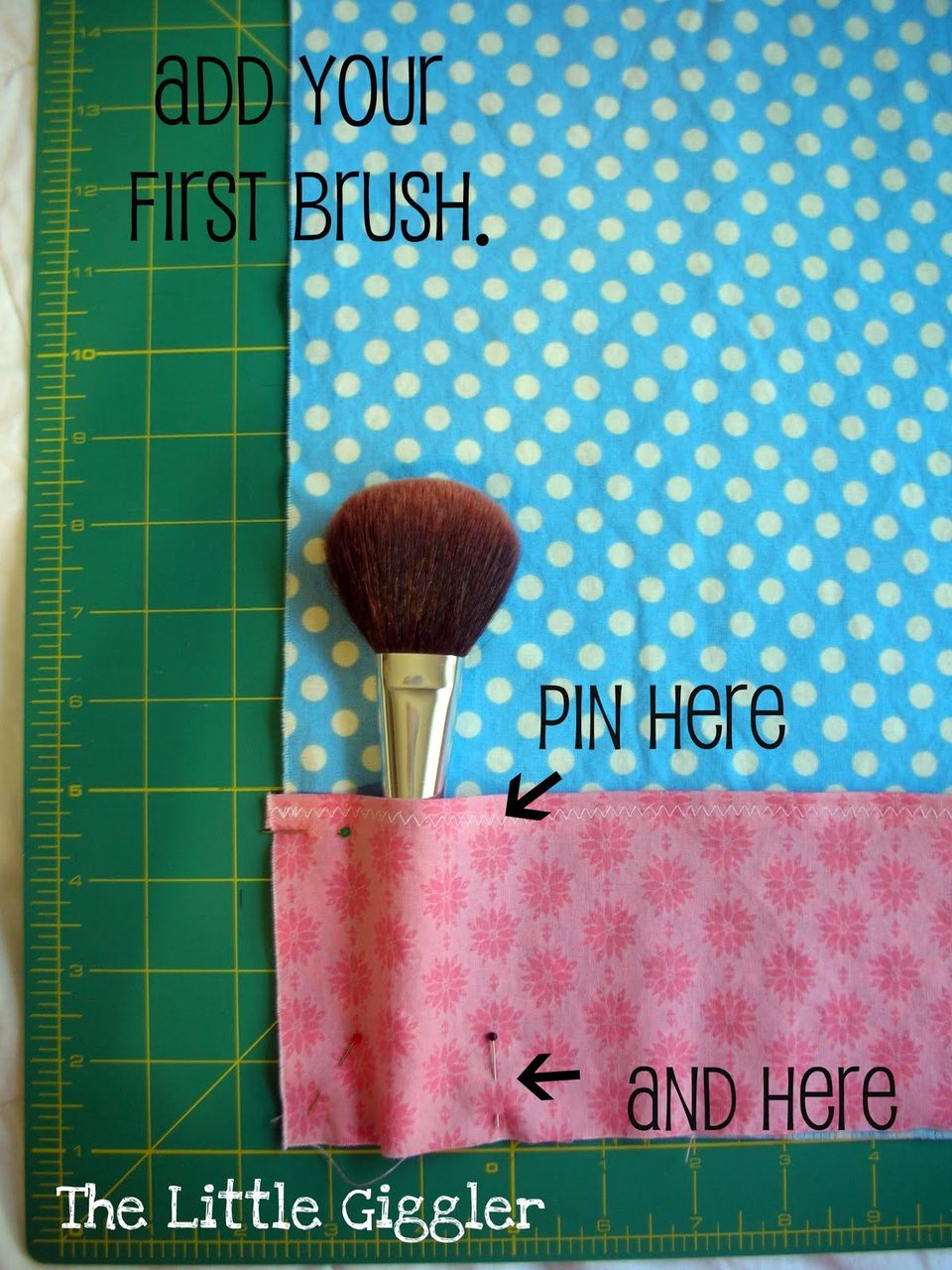 Makeup Brush Roll Holder Tutorial