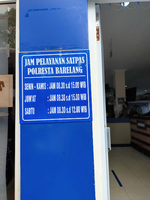 Jadwal Urus Sim C di Polresta Barelang Batam