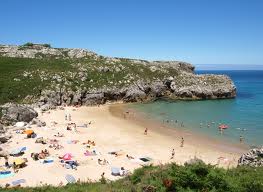 Playas hermosas de Llanes en España