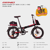 Sepeda Lipat Genio Vesta 1.0 Folding Bike