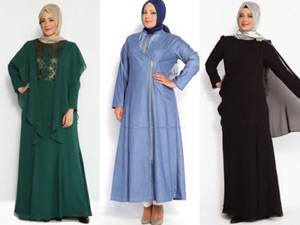 10 Model Baju Lebaran Untuk Wanita Muslim Gemuk