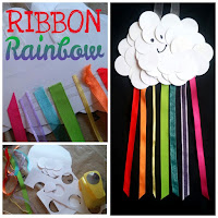  ribbon rainbow kids craft