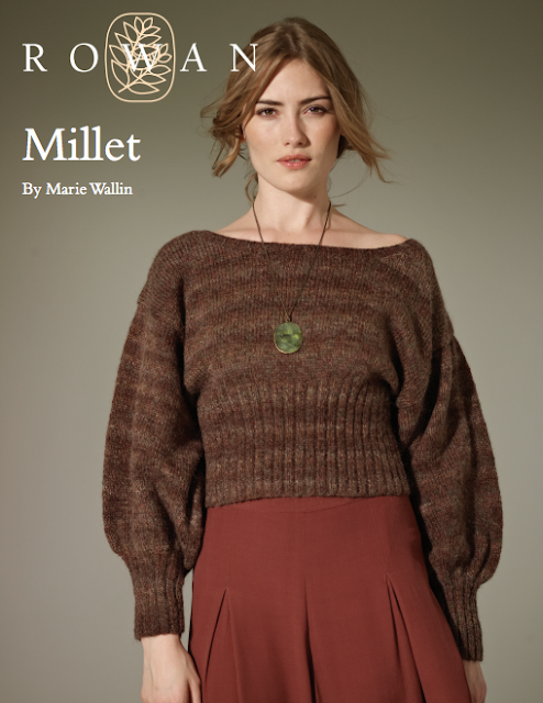 The vintage Pattern Files: Free 193's Knitting Pattern - Millet Womens Bishop Sleeve Jumper