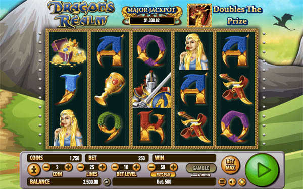 Main Gratis Slot Indonesia - Dragon's Realm Habanero