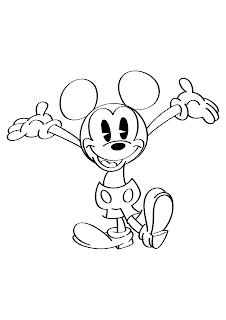 PARA COLORIR E IMPRIMIR // NOVO MICKEY MOUSE- (to color)