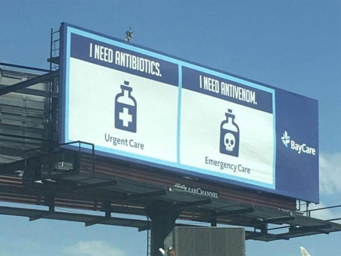 Hospital Uses Brilliant Ads To Inform People About The Difference Between Urgent And Emergency Care