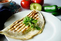 black bean quesadillas