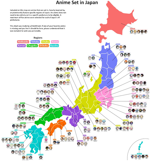 Anime, których akcja ma miejsce w Japonii