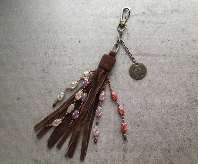 leather tassel for your handbag craftrebella