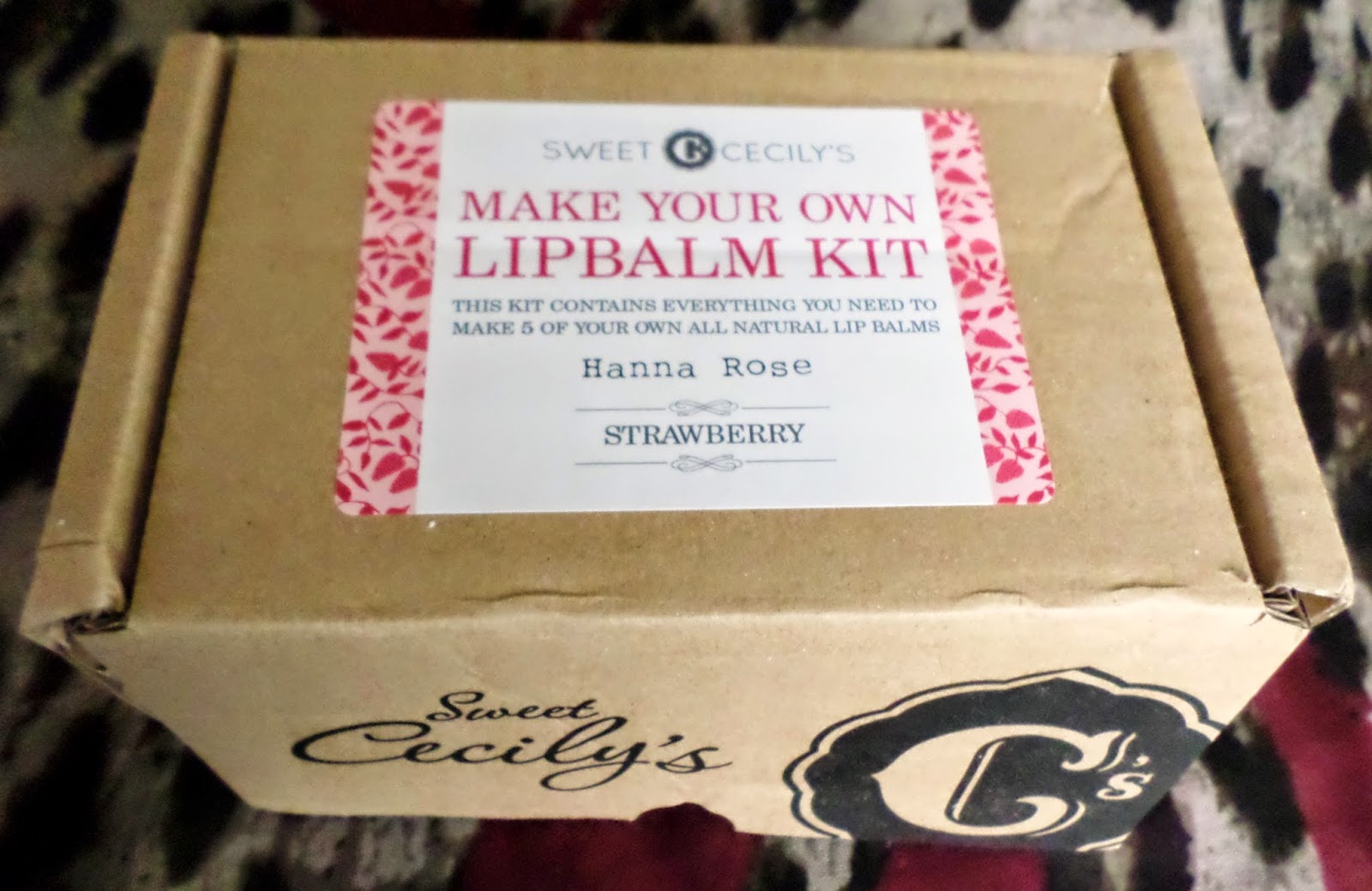 Sweet Cecily's Make Your Own DIY Natural Lipbalm Kit in Strawberry 