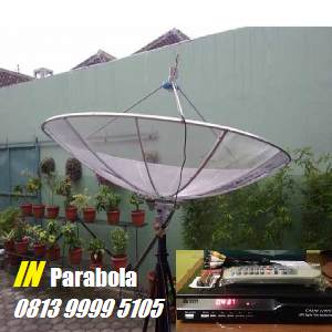 pasang parabola 4 satelit MPEG2