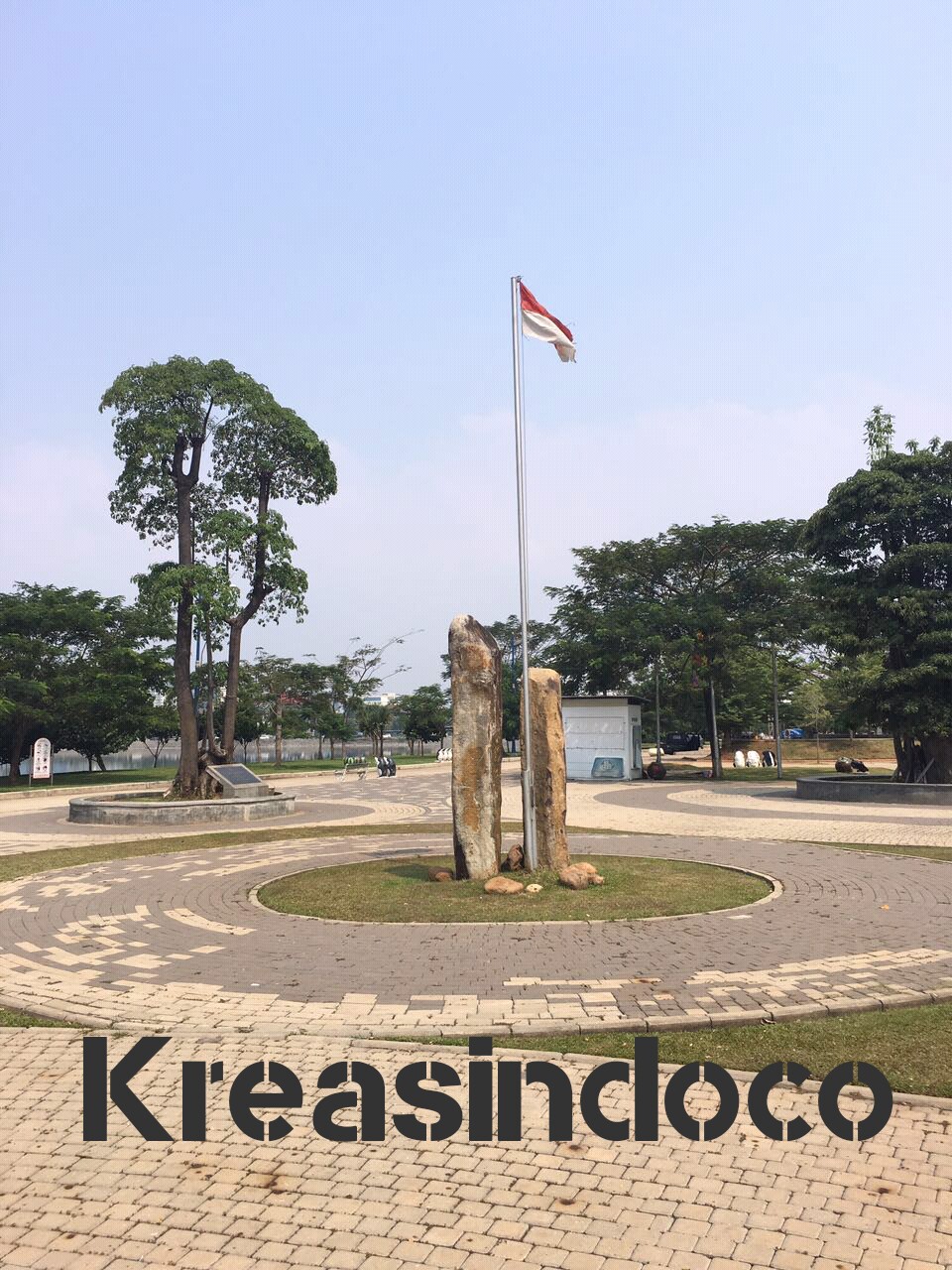 Penggantian Tiang Bendera Stainless Steel Di Waduk Pluit Jakarta