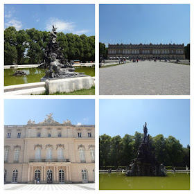 Palácio de Herrenchiemsee - palácio inacabado do rei Ludwig II no meio do lago Chiemsee no sul da Alemanha