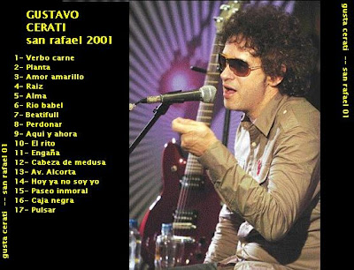 gustavo cerati amor amarillo. Gustavo Cerati - San Rafael