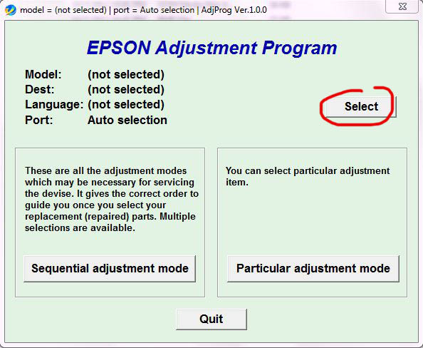 RESET PRINTER EPSON L SERIS ~ Solo Teckno