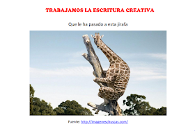 INVENTA UNA HISTORIA A PARTIR DE UNA IMAGEN GRACIOSA