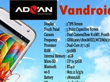 Advan Vandroid S5E+