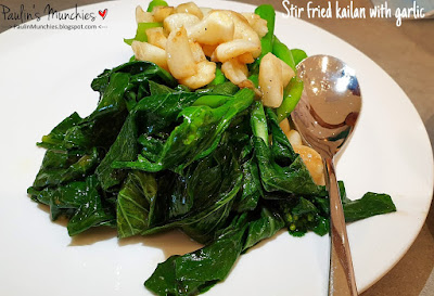 Stir fried kailan with garlic - Paradise Classic