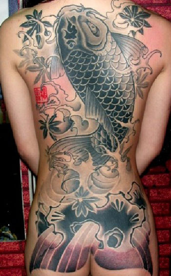 koi tattoo Because of this belief it is believed that the carp climbing 