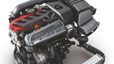 Audi inline five-cylinder ENGINE - 2.5 TFSI with turbocharging
