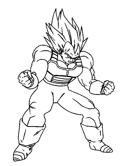 imagenes de goku ssj5 para colorear - goku y vegeta (todas sus fases) Taringa!