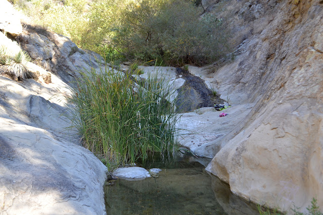 gentle slopes of water carved sandstone