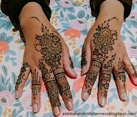 Bakrid Simple Mehndi Design