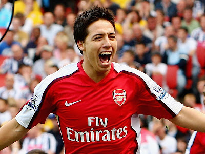 Samir Nasri Goal Celebration