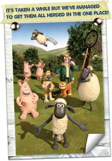 Shaun The Sheep Character Names and Figures - Best Gift 