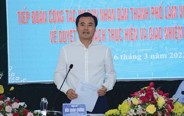 Đồng chí Bùi Xuân Cường phát biểu chỉ đạo tại hội nghị.  (Ảnh: AH)