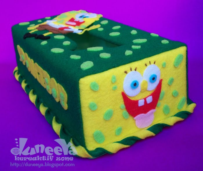 cRaft SouVenir educatiVe toys Tissue Box SpongeBob 