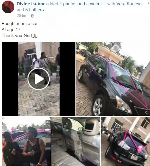 17-year-old Boy Buys His Mother A New Brand Car | Photos


