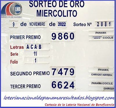 resultados-sorteo-miercoles-9-de-noviembre-2022-loteria-nacional-de-panama-tablero-oficial