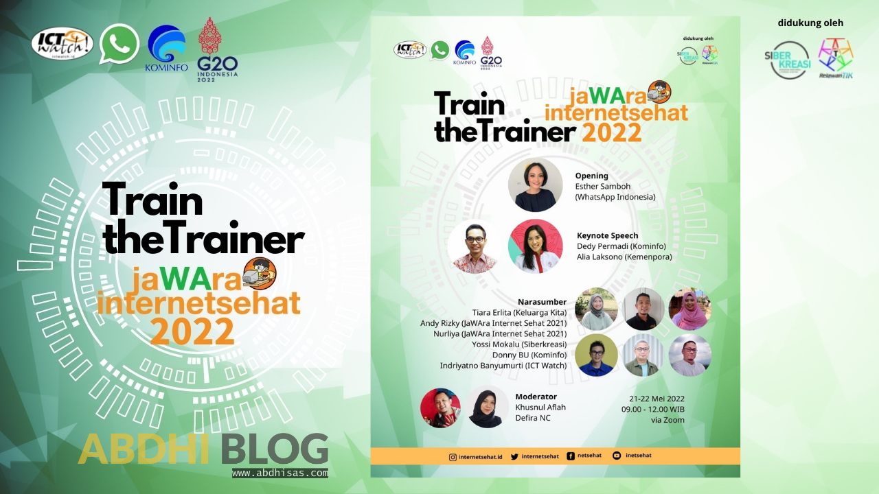 Training to Trainers Jawara Internet Sehat 2022 Day 1