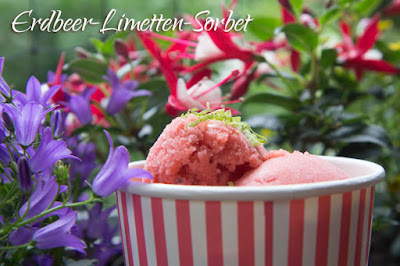 Erdbeer-Limetten-Sorbet Rezept