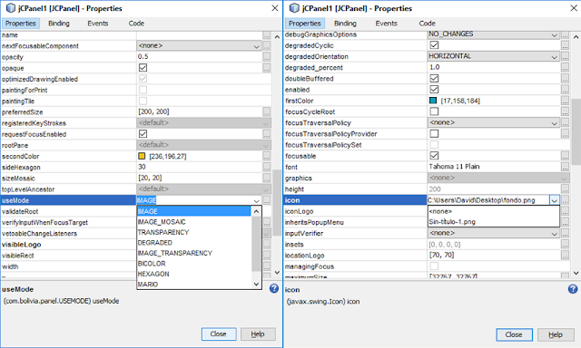 Hacer un JFrame invisible en Java 