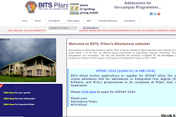 बिरला इंस्टीट्यूट ऑफ टेक्नोलॉजी एंड साइंस एडमिशन टेस्ट (बीआईटीएसएटी) आवेदन 2024, मई में परीक्षा  (Birla Institute of Technology and Science Admission Test (BITSAT) Application 2024, Exam in May)