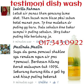 dish wash untuk cuci botol susu